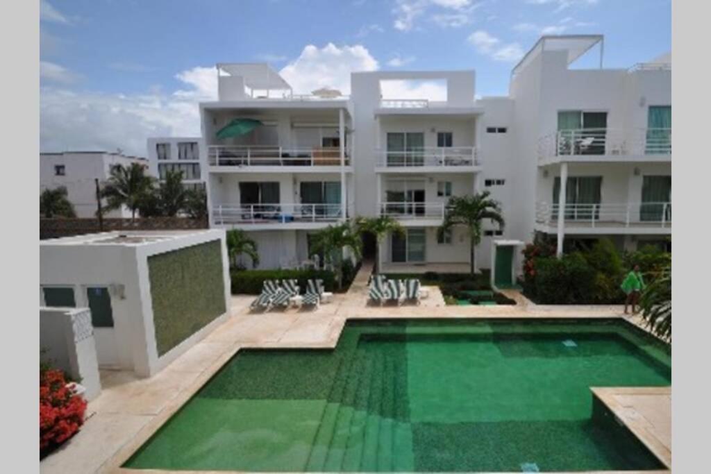 Poolside Tranquil Apartment In Playa Del Carmen Exterior foto