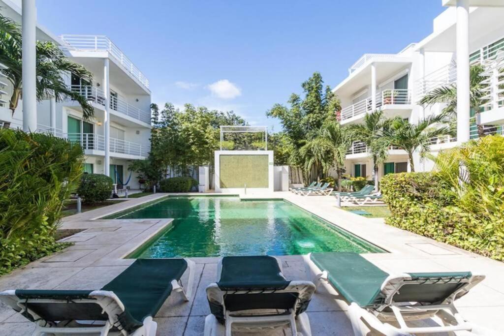 Poolside Tranquil Apartment In Playa Del Carmen Exterior foto